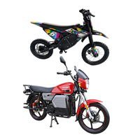 Moto électrique sportive 72V 2500W, vitesse maximale 80 km/h, homologuée pour la route, pour adultes