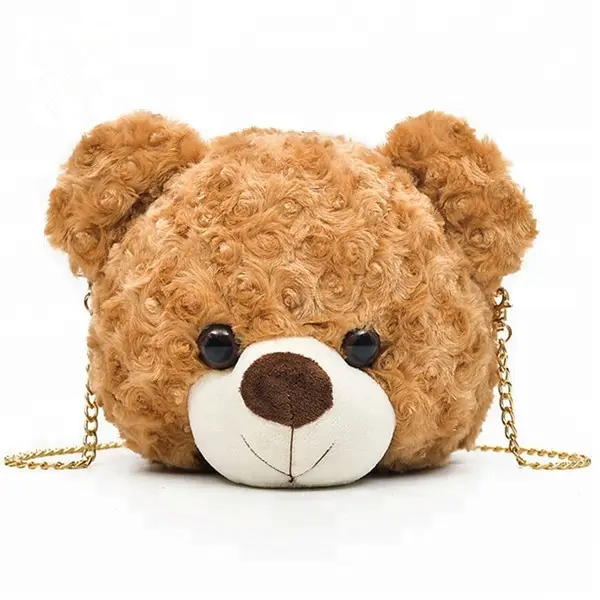 Kawaii กระเป๋าเป้สะพายหลังตุ๊กตาหมีเท็ดดี้แบร์,ตุ๊กตาหมียัดไส้กระเป๋าผ้ากำมะหยี่สำหรับเด็ก