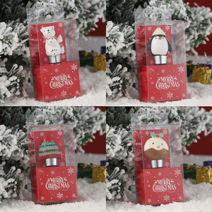 Christmas Wine <b>Stopper</b> Resin Bear Design Holiday Gift Bottle Sealer Decorative Seal For Wine Bottles - Product Image 5
