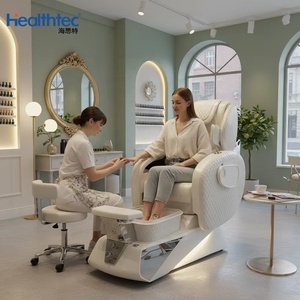 Healthtec 2025 nouvelles dimensions de chaise de pédicure de spa de massage complet du corps de luxe pour salon de manucure - Product Image 1