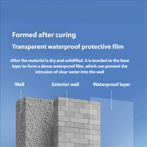 <span class=keywords><strong>Pasta</strong></span> Impermeabilizante Transparente Sólida Phoenix Lion, Anti-Fugas para Baño, Cocina, Balcón, Paredes Exteriores, Aplicación con Brocha - Product Image 6