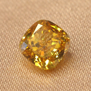 <span class=keywords><strong>1</strong></span> <span class=keywords><strong>ct</strong></span> Fancy Yellow Loose Diamonds Coussin Cut CVD Lab Grown Diamond Price - Product Image 5