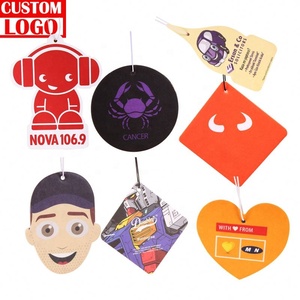 Aksesori Mobil aroma gantung penjualan laris penyegar untuk hadiah promosi desain kustom kertas penyegar udara - Product Image 1