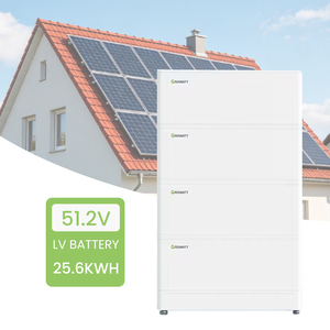 Baterai Lithium Ion Tegangan Rendah Growatt 51.2V 2.56-25.64Kwh Baterai Energi Surya Lifepo4 yang Dapat Disesuaikan untuk Pemasangan di Dinding - Product Image 1