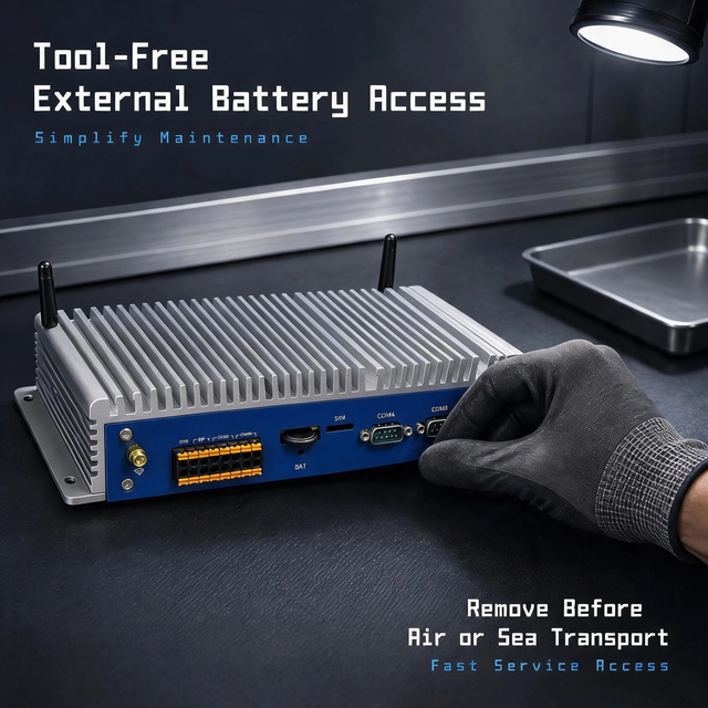 Industrial Fanless Mini PC Intel Core I5 8 USB Ports in Stock for Production Machines