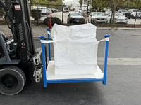 Étagère de stockage pour sacs en vrac - Structure en acier robuste - Capacité de charge de 500 kg - Galvanisé/peint par poudrage - Taille personnalisée disponible pour le stockage