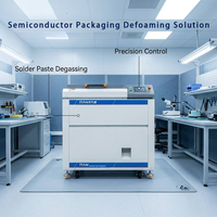 Machine de dégazage sous vide haute précision pour l'emballage électronique de semi-conducteurs, mélangeur de pâte à souder en résine époxy