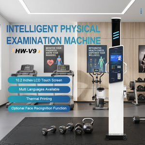 Báscula Médica/Personal LEKA HW-V9 Automática, Operada con Monedas, <span class=keywords><strong>de</strong></span> Acero, con Pantalla LCD, para Medir Altura/Peso/<span class=keywords><strong>Grasa</strong></span> Corporal/IMC, Precisión <span class=keywords><strong>de</strong></span> 0.1kg, Térmica, OEM/ODM, 200kg - Product Image 1