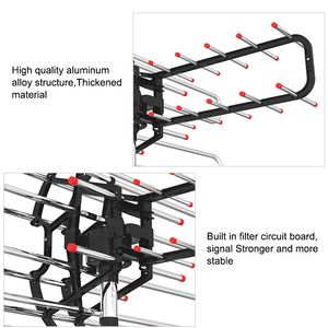 <span class=keywords><strong>Antenne</strong></span> <span class=keywords><strong>TV</strong></span> omnidirectionnelle rotative à 360 degrés, <span class=keywords><strong>antenne</strong></span> HDTV longue portée, rotateur d'<span class=keywords><strong>antenne</strong></span> numérique <span class=keywords><strong>extérieure</strong></span> HD avec télécommande - Product Image 3