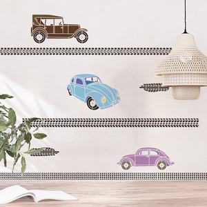 Pochoirs de voiture 12x12 pouces Pochoirs de décoration de <span class=keywords><strong>peinture</strong></span> de berline <span class=keywords><strong>Pochoir</strong></span> de dessin de voiture de sport pour la <span class=keywords><strong>peinture</strong></span> sur bois, sol, mur, <span class=keywords><strong>tissu</strong></span> - Product Image 5