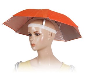 Parapluie promotionnel personnalisable en forme de chapeau, taille adulte, petit format, vente en gros, le moins cher - Product Image 1