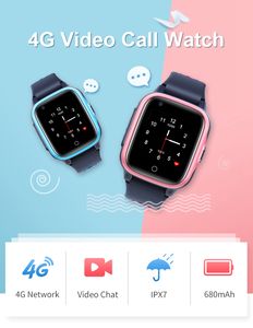 Reloj Inteligente 4G Android para Niños KT15, Teléfono Móvil con Reloj, SOS, WIFI, Videollamada, Juego de Matemáticas, Rastreador GPS, Reloj Inteligente para Niños - Product Image 3