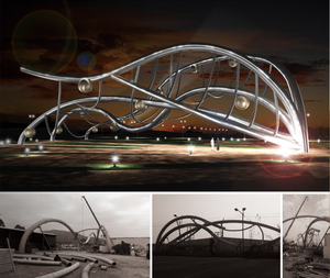 Sculpture en métal <span class=keywords><strong>de</strong></span> jardin en acier <span class=keywords><strong>de</strong></span> Corten taille réelle - Product Image 4