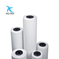 PO-TRY personnalisé 1.6m imprimé sublimation rouleau papier de transfert 45gsm 60gsm colorant transfert de chaleur produit des fabricants