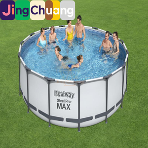 <span class=keywords><strong>Piscine</strong></span> familiale Baishile Jingchuang56438, grande <span class=keywords><strong>piscine</strong></span> ronde à structure métallique avec <span class=keywords><strong>pompe</strong></span> filtrante - Product Image 2