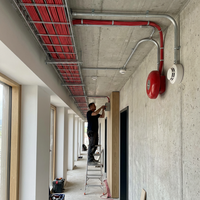 Listé 2x1.5mm2 câble d'alarme incendie FPLR en cuivre massif, câble d'alarme incendie en PVC d'arabie saoudite pour système de sécurité