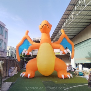 Dragón Inflable Gigante de Tamaño Personalizado, Dragón de Fuego Inflable, Dragón Volador Inflable, Modelo de Animal de Dibujos Animados para Actividades - Product Image 2