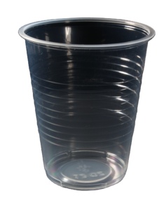 Gobelets en plastique jetables à paroi simple noirs de 1 oz, 2 oz, 3 oz avec couvercles, qualité personnalisée, emballage alimentaire en gros - Product Image 1