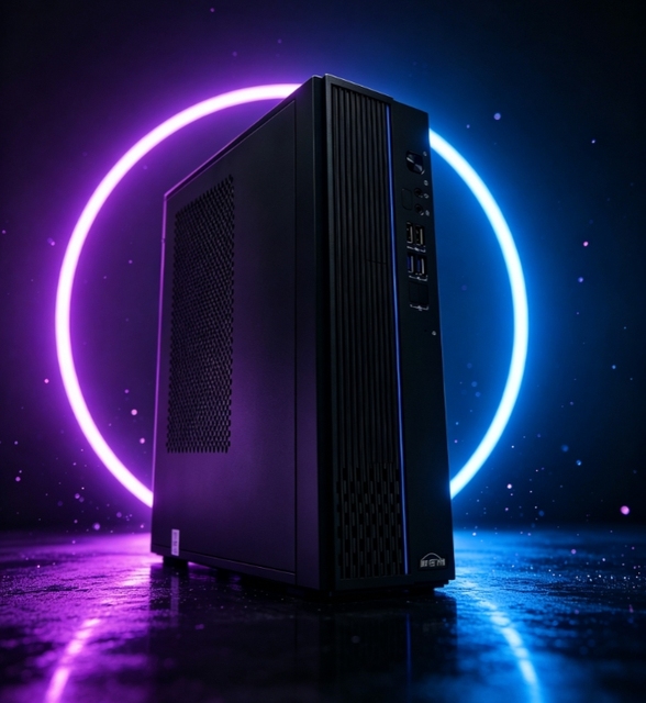 Low Profile 8L Small Chassis Desktop PC Kit KX-U6780A 8 Core Processor 16GB 512GB SSD With 23.8 Inch HD Monitor