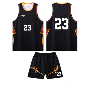 Maillot de basket-ball en polyester respirant à séchage rapide, imprimé par sublimation, taille plus, uniforme de basket-ball pour hommes - Product Image 5