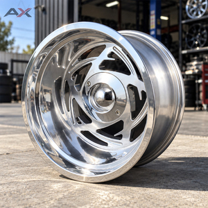 Jantes personnalisées en aluminium usiné 17 18 20 22 pouces 17x11 18x11 20x11 5x5 5x127 chromées polies avec trous dissimulés pour Chevrolet C10 C1500 Impala - Product Image 1