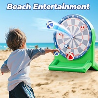 Jouets gonflables pour enfants, jeu de fléchettes aquatique, flotteurs de piscine, jeux de plage, cadeau de fête estivale, PVC portable