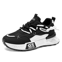 Chaussures de course décontractées pour hommes 2026 – Baskets style « Daddy » à semelle souple, fermeture à lacets, maille respirante, style bas, semelle intérieure épaisse en EVA