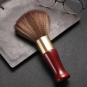 Cepillo Redondo de Fibra Natural para Cuello y Cara, con Mango de Madera, para Peluquería y Barbería, Tamaño Personalizado, Venta al por Mayor - Product Image 5