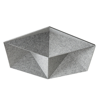 Panneau acoustique de plafond en laine Polyester, en feutre, 3D, décoration murale et design, 2022