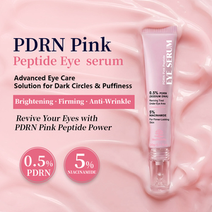 Suero <span class=keywords><strong>de</strong></span> <span class=keywords><strong>Ojos</strong></span> con Péptidos Rosados PDRN al por Mayor, Crema Antienvejecimiento para <span class=keywords><strong>Ojos</strong></span> con Efecto Lifting y Reafirmante, Hidratante con Escualano para Ojeras, Marca Privada - Product Image 1