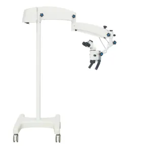 LED BULIT-IN D580PLUS SME3600PLUS floor stand Model SME3600 Series Operation Microscope for ENT DENTAL surgery