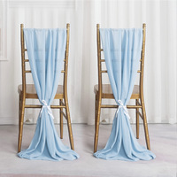 Chemin de table de mariage en polyester écologique rose pâle large couleur unie de luxe