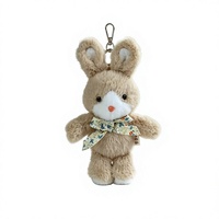 Porte-clés Lapin en Peluche Adorable, Pendentif Doux pour Sac, Jouet Cadeau