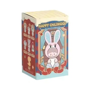 100% Original Authentique Série HAPPY CHILDHOOD Boîte Mystère Peluche Jouet Visage en Vinyle Décoration de Mode Collection Modè<span class=keywords><strong>le</strong></span> Cadeau pour Enfant - Product Image 2