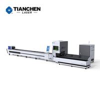 Faserlaser-CNC-Rohrschneidemaschine 6000W mit Cypcut-Steuerung für Metall mit KI-Unterstützung