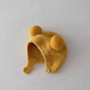 <span class=keywords><strong>Gorro</strong></span> de Punto Doble para Bebé, Unisex, para Otoño e <span class=keywords><strong>Invierno</strong></span>, Grueso, Cálido, a Prueba de Viento, con Estampado Digital, 100% Acrílico - Product Image 4