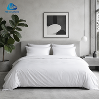 Cloudland OEKO-TEX Standard 100 GOTS Certifié 400TC Écologique Plié Anti-bactérien Personnalisé Vente en Gros Qualité Supérieure Literie en Coton Pur