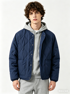 Giacca Trapuntata da Uomo con Logo Personalizzato, Stile Vintage M65, <span class=keywords><strong>Senza</strong></span> Colletto, Leggera, Basso MOQ - Product Image 6