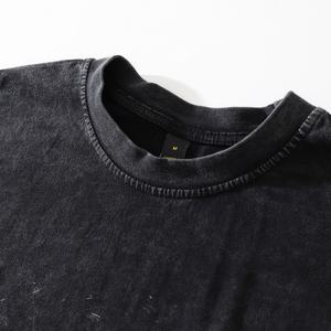 T-shirt en coton tricoté 100% respirant, ample et de haute qualité, avec motif Avatar, noir, col rond, manches courtes - Product Image 4