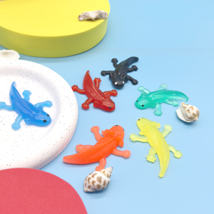 30 pz/borsa all'ingrosso TPR gomma elasticizzato Salamandrid giocattoli Lassic divertenti Capsule giocattoli per bambini Custom distributori automatici di tritone promozionale - Product Image 5