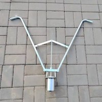 Perforateur de sol 4 tailles, outil de plantation à double poignée pour semis et repiquage
