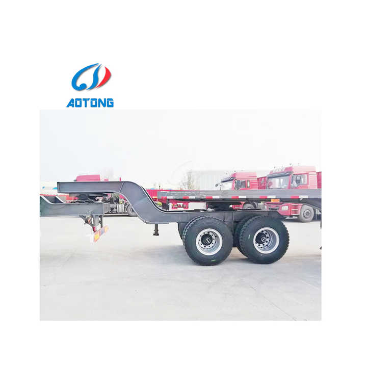 Superlink 20ft 40ft Flat-Deck Truck Trailer - 60 Ton Capacity