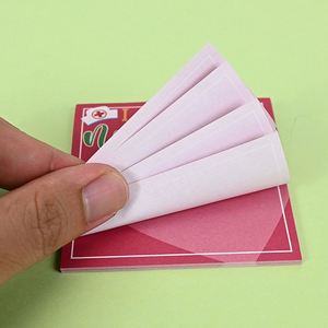 Bloc de Notas Adhesivas de Papel Offset Personalizadas con Logotipo, Impresión a Todo Color, Empaque Individual para el Día de la Enfermera - Product Image 4