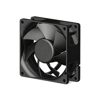 Ventilateur axial sans balais 12V 8025 DC à roulement à billes OEM pour boîtier PC, projecteurs, chargeur de voiture électrique, refroidissement d'appareils IoT