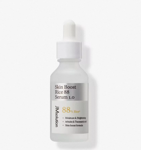 Suero facial aclarante e hidratante JMSolution Skin Boost Rice 88, certificado por la UE, con extracto de arroz 88, éxito de ventas. - Product Image 1