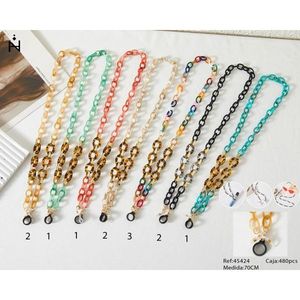 Catena di plastica con chiusura a tre maglie da 70 cm per parti di occhiali - Product Image 3