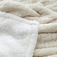 Couverture bébé en flanelle jacquard de luxe, super douce, motif dessin animé mignon, couverture sensorielle pour lit, canapé, couverture chaude d'hiver pour nourrissons