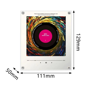 Imán de Refrigerador de <span class=keywords><strong>Vinilo</strong></span> Personalizado con NFC de BTS y <span class=keywords><strong>Spotify</strong></span>, Foto Personalizada del ARMY de Kpop, Regalo para Fans, Decoración del Hogar - Product Image 5
