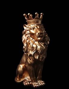 Escultura de Resina de Animal para el Hogar, Sala de Estar, Oficina, Escritorio, León de la Fortuna de Estilo Francés Vintage, Arte Europeo, Decoración de Año Nuevo - Product Image 5