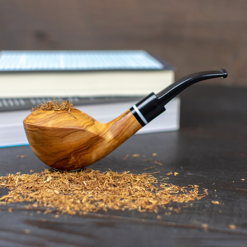 Handmade Olive Wood Pipes